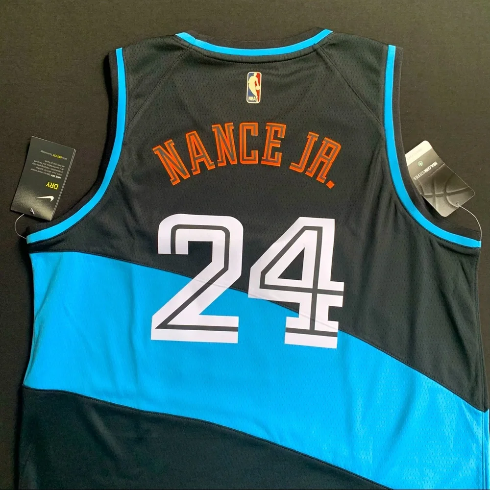 Rare NWT Nike Swingman NBA Larry Nance Jr Cleveland Cavaliers #24 Throwback Kobe - Picture 2 of 6